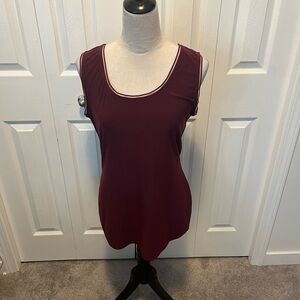 Joseph Ribkoff size 12 Sleeveless Burgundy Women's Top